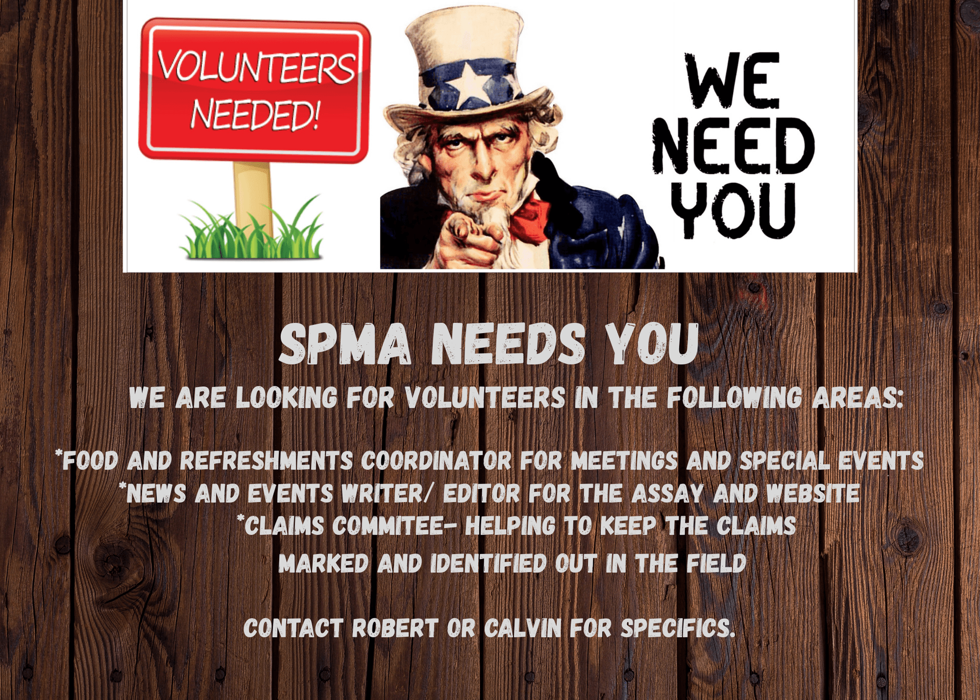 SPMA Needs You