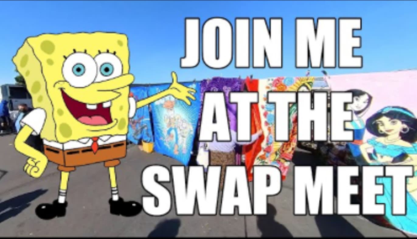 Swap Meet Sponge Bob background